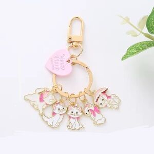 New Charm Keychain Marie The Aristocats.